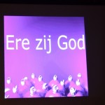 Als afsluiting zingen wij het "Ere zij God"